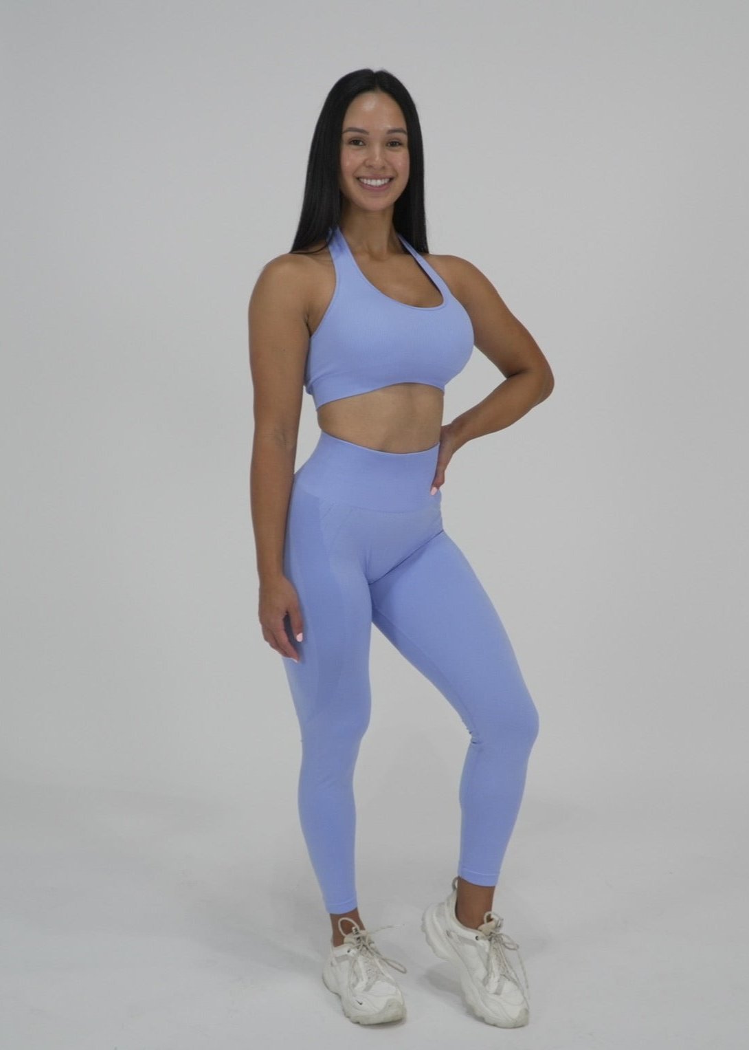 Shadow Ribbed Halter Tops